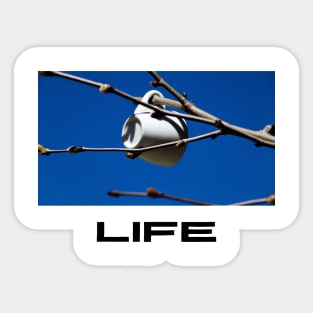 For coffee love, coffee is Life Sticker